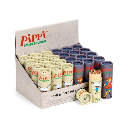 Pippi Langstrumpf Buntstifte Box